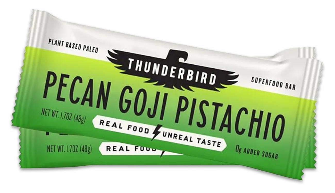 Thunderbird fruit and nut bars